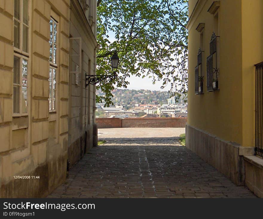 A cobbled alley and old fashioned buildings aside.