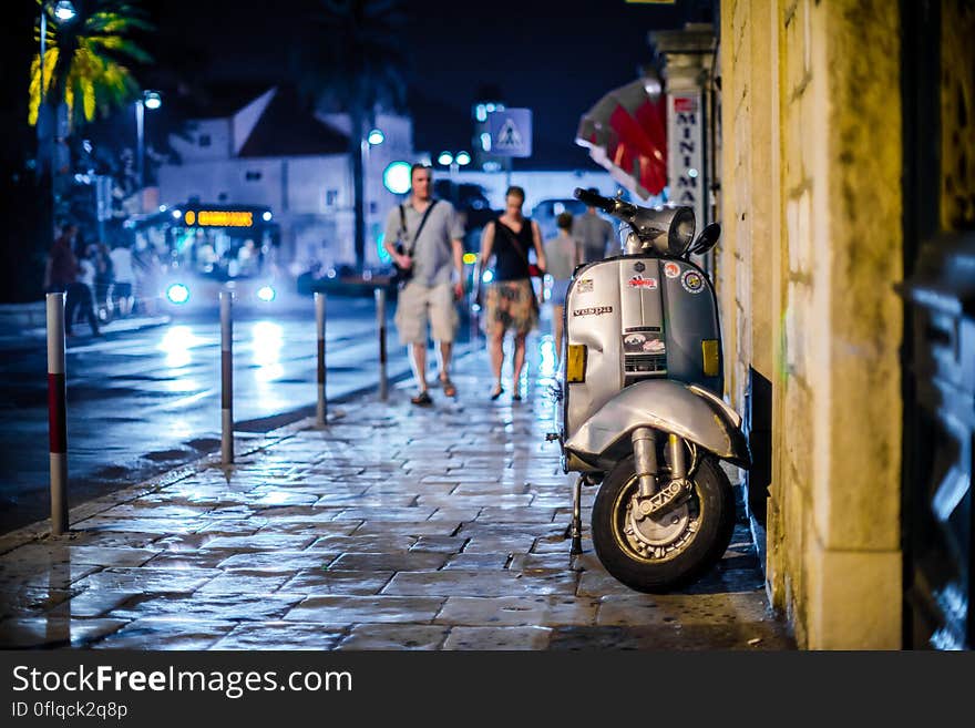 Grey Motorcycle