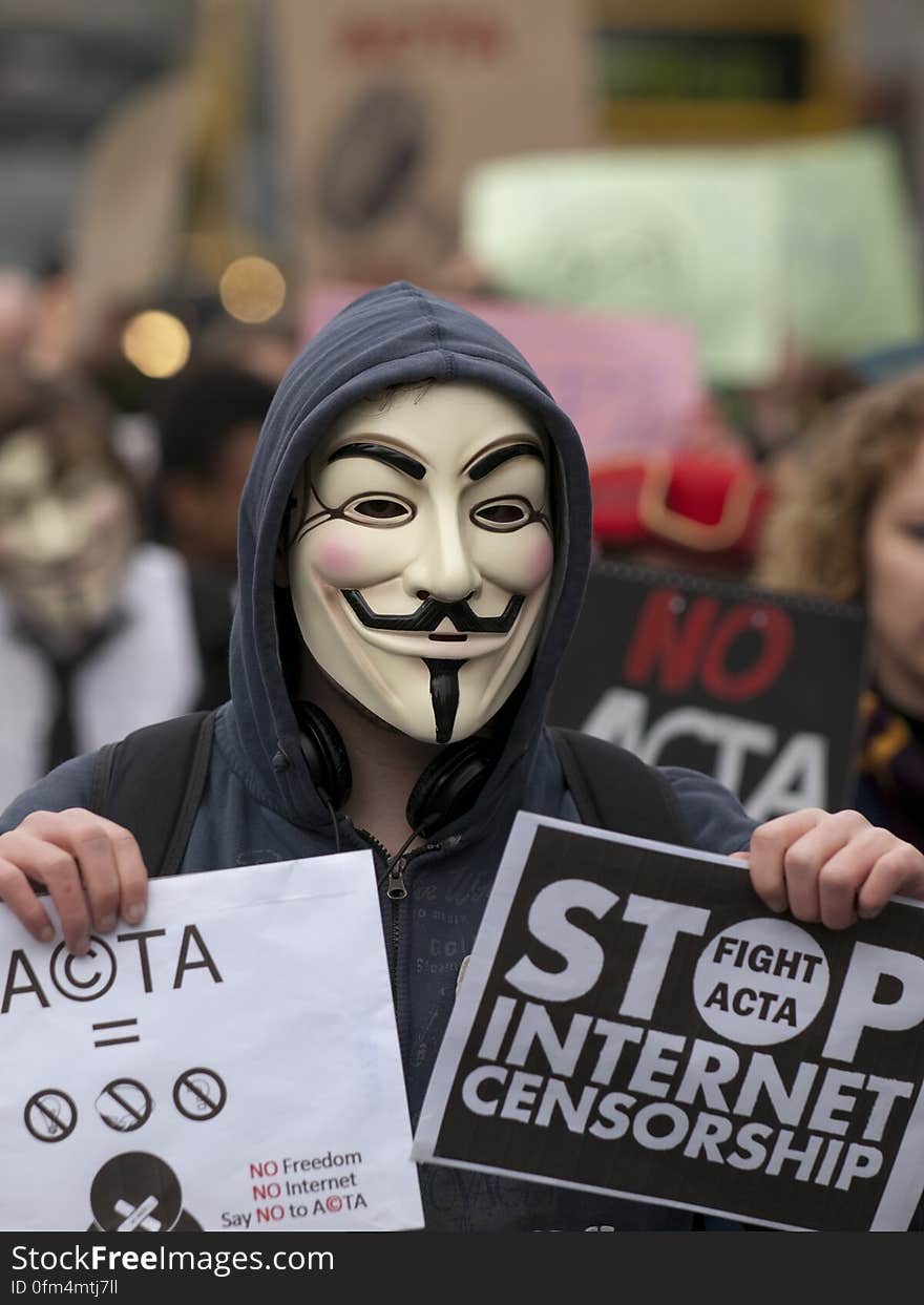 ACTA Protest on the streets of Dublin