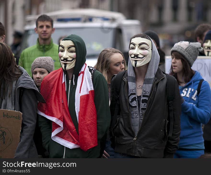 ACTA Protest on the streets of Dublin