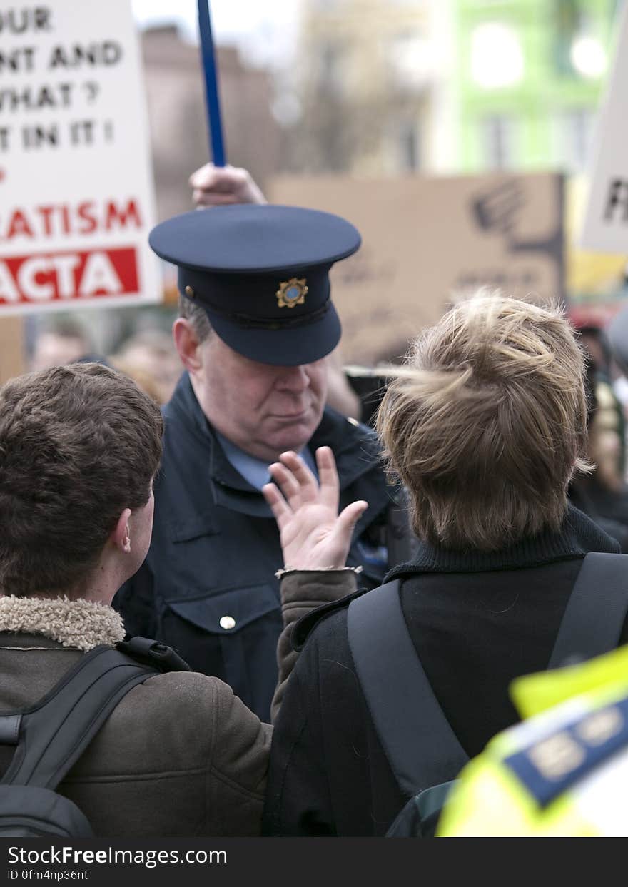 ACTA Protest on the streets of Dublin