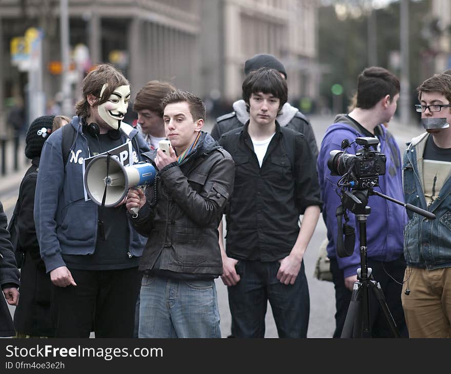 ACTA Protest on the streets of Dublin