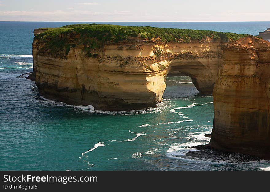 The Loch Ard Gorge is part of Port Campbell National Park, Victoria, Australia, about three minutes&#x27; drive west of The Twelve Apostles. The Loch Ard Gorge is part of Port Campbell National Park, Victoria, Australia, about three minutes&#x27; drive west of The Twelve Apostles.