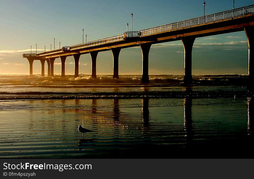 The suburb is divided into three sections spread along the southern coast of Pegasus Bay: North New Brighton; New Brighton; and South New Brighton, which lies at the northern end of a narrow peninsula between the bay and the Avon Heathcote Estuary. A 300 metres &#x28;980 ft&#x29; pier was built here in the 1990s, and opened on November 1997. New Brighton was originally a distinct coastal village, separated from the then outer suburbs of Christchurch by the swampy areas adjoining the Avon River. However, urban expansion, land reclamation and drainage have led to Brighton being swallowed by Christchurch city. The suburb is divided into three sections spread along the southern coast of Pegasus Bay: North New Brighton; New Brighton; and South New Brighton, which lies at the northern end of a narrow peninsula between the bay and the Avon Heathcote Estuary. A 300 metres &#x28;980 ft&#x29; pier was built here in the 1990s, and opened on November 1997. New Brighton was originally a distinct coastal village, separated from the then outer suburbs of Christchurch by the swampy areas adjoining the Avon River. However, urban expansion, land reclamation and drainage have led to Brighton being swallowed by Christchurch city.