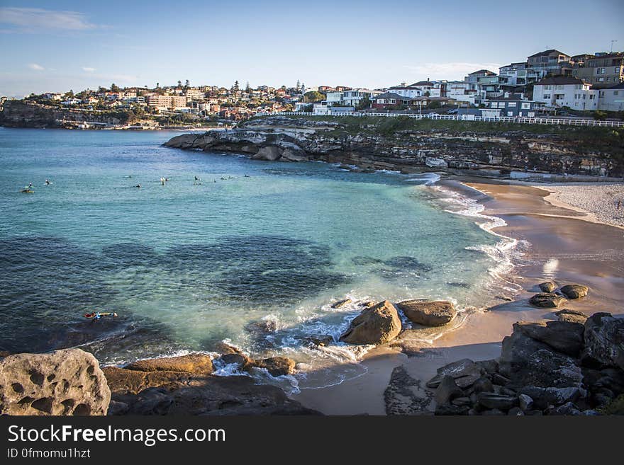 Tamarama beach in Sydney. Tamarama beach in Sydney