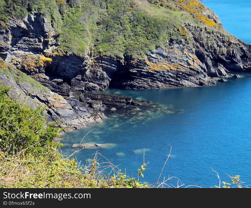 the Pembrokeshire Coast, in between Dale and St Ishmaels. the Pembrokeshire Coast, in between Dale and St Ishmaels