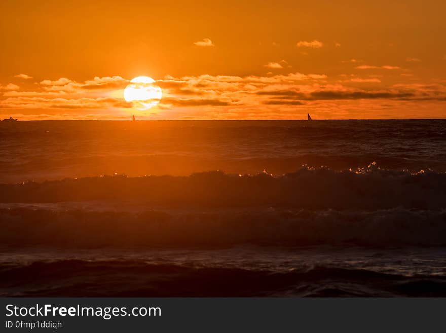 Pacific sunset