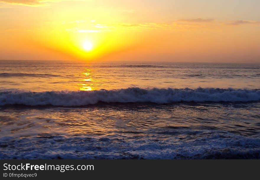 Newgale Beach, Sunset