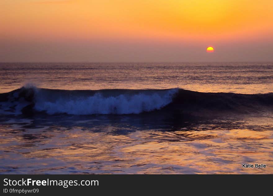 Newgale Beach, Sunset