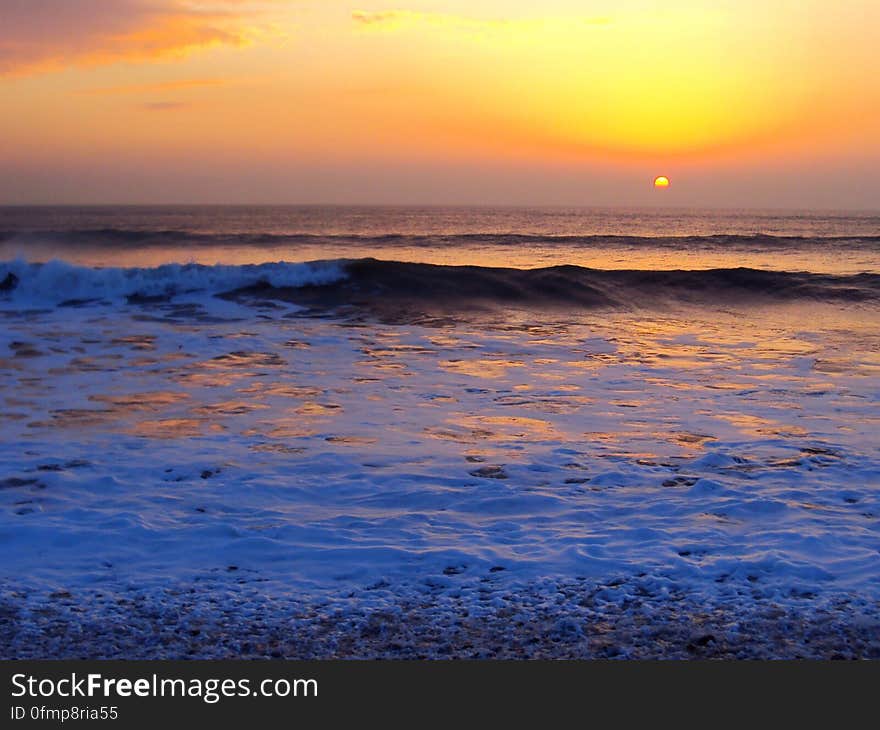 Newgale Beach, Sunset