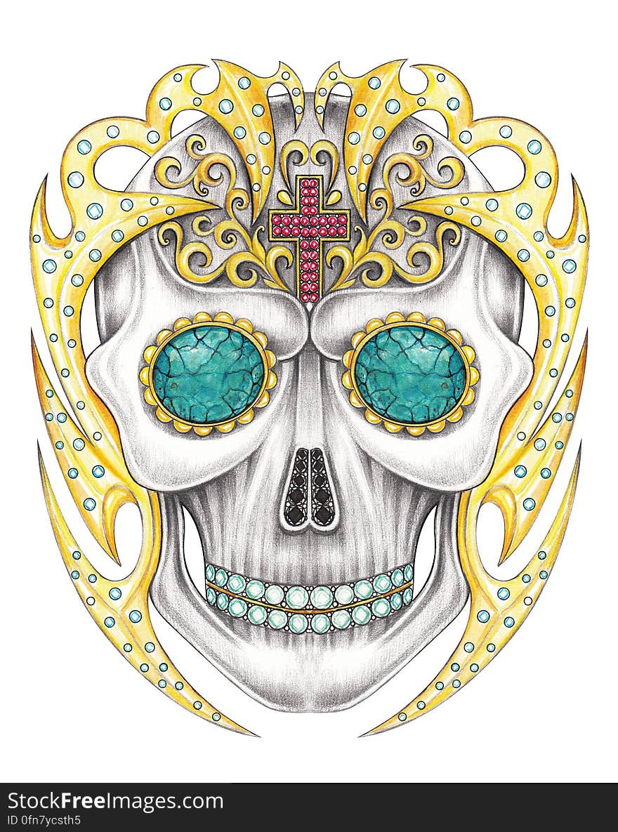 Art Skull Jewelry.