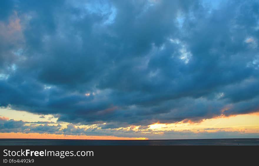 Clouds above the Ocean