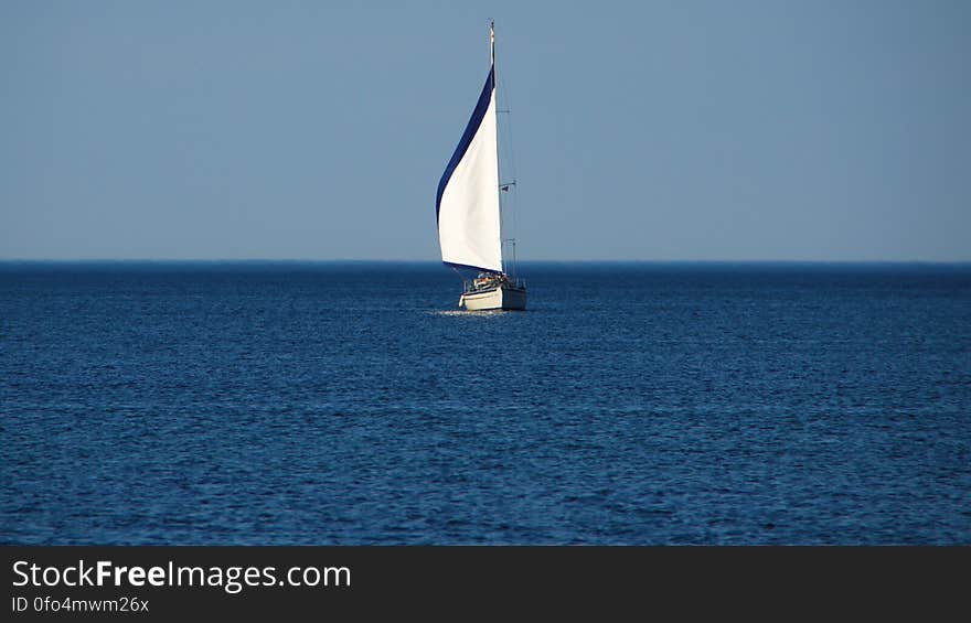 Sailing Ship in the Ocean