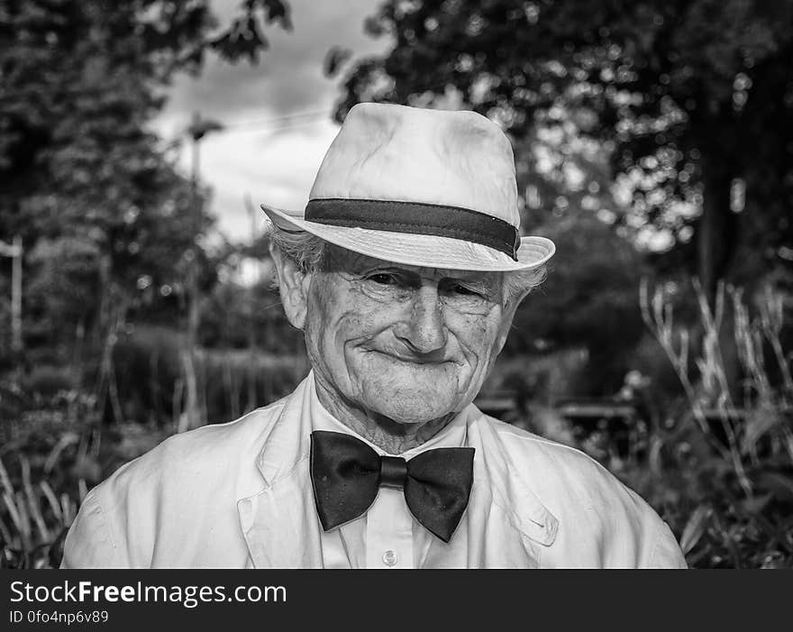 Man in Fedora Hat