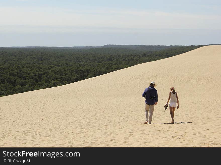 At &#x22;Dune du Pilat&#x22;, Arcachon. At &#x22;Dune du Pilat&#x22;, Arcachon