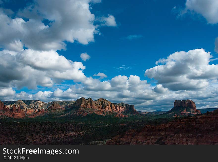 Cathedral Rock Trail ascends one of the most recognizable rock formations in the heart of Red Rock Country. Many visitors hike the first quarter mile to enjoy the fantastic views from the first ledge, where the trail meets Templeton Trail. From here, the trail becomes as much a rock climb as a hike, requiring non-technical scrambling up rock faces and ledges to make it to the final ascent to the top. The saddle between two spires offers spectacular views. The unmaintained trail explores the lava and spires at the top. Photo by Deborah Lee Soltesz, February 5, 2014. Credit: USFS Coconino National Forest. Learn more about hiking Cathedral Rock Trail No. 170 in the Red Rock Ranger District of the Coconino National Forest website.