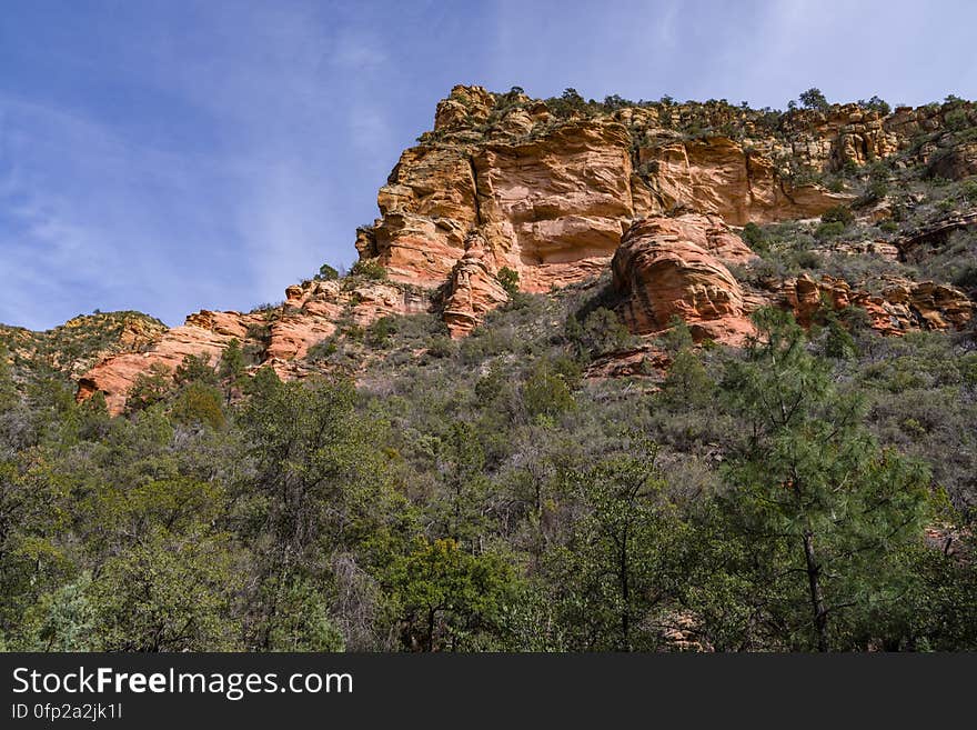 Loy Canyon Trail is west of Sedona, Arizona in Red Rock-Secret Mountain Wilderness. The trail was originally built to move livestock to and from summer pastures above the canyon&#x27;s rim. The trail is easy until it reaches the end of the canyon, where it ascends to meet Secret Mountain Trail. www.fs.usda.gov/recarea/coconino/recarea/?recid=55348