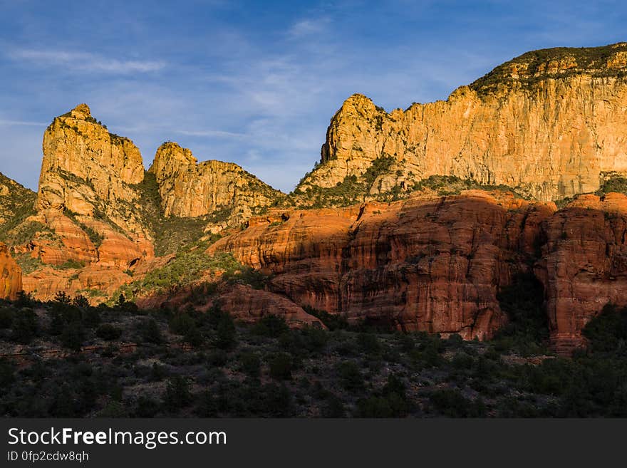 Loy Canyon Trail is west of Sedona, Arizona in Red Rock-Secret Mountain Wilderness. The trail was originally built to move livestock to and from summer pastures above the canyon&#x27;s rim. The trail is easy until it reaches the end of the canyon, where it ascends to meet Secret Mountain Trail. www.fs.usda.gov/recarea/coconino/recarea/?recid=55348