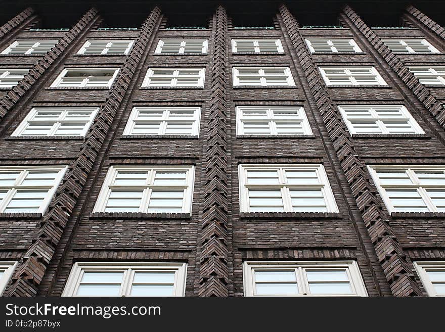 White Gray and White Building