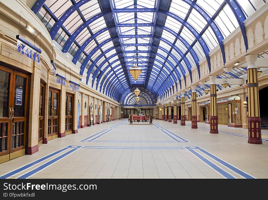 Here is a photograph taken from The Winter Gardens. Located in Blackpool, Lancashire, England, UK. Here is a photograph taken from The Winter Gardens. Located in Blackpool, Lancashire, England, UK.