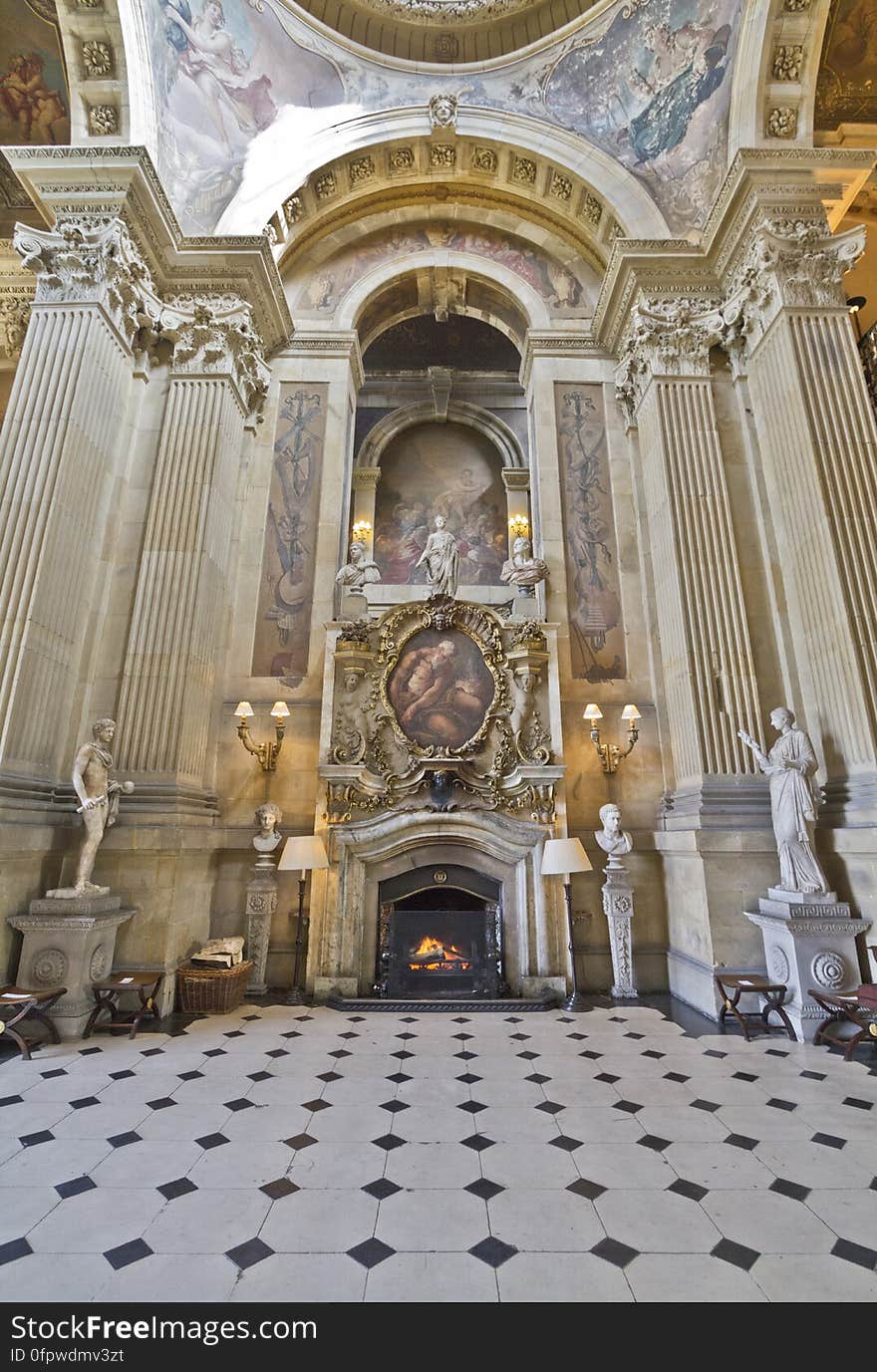 Here is a photograph taken from The Great Hall inside Castle Howard. Located in York, Yorkshire, England, UK. Here is a photograph taken from The Great Hall inside Castle Howard. Located in York, Yorkshire, England, UK.