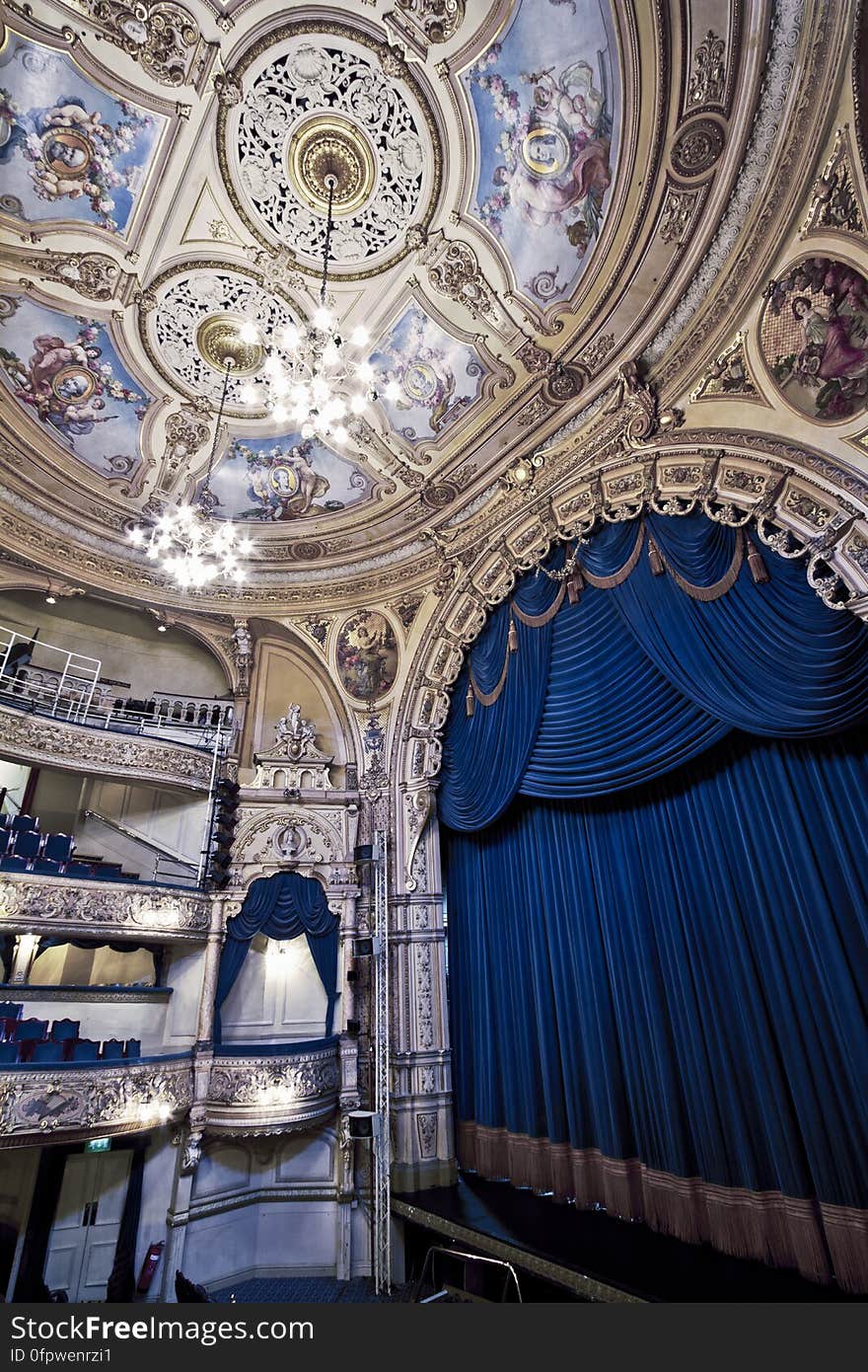 Here is a photograph taken from The Grand Theatre, located in Blackpool, Lancashire, England, UK. Here is a photograph taken from The Grand Theatre, located in Blackpool, Lancashire, England, UK.