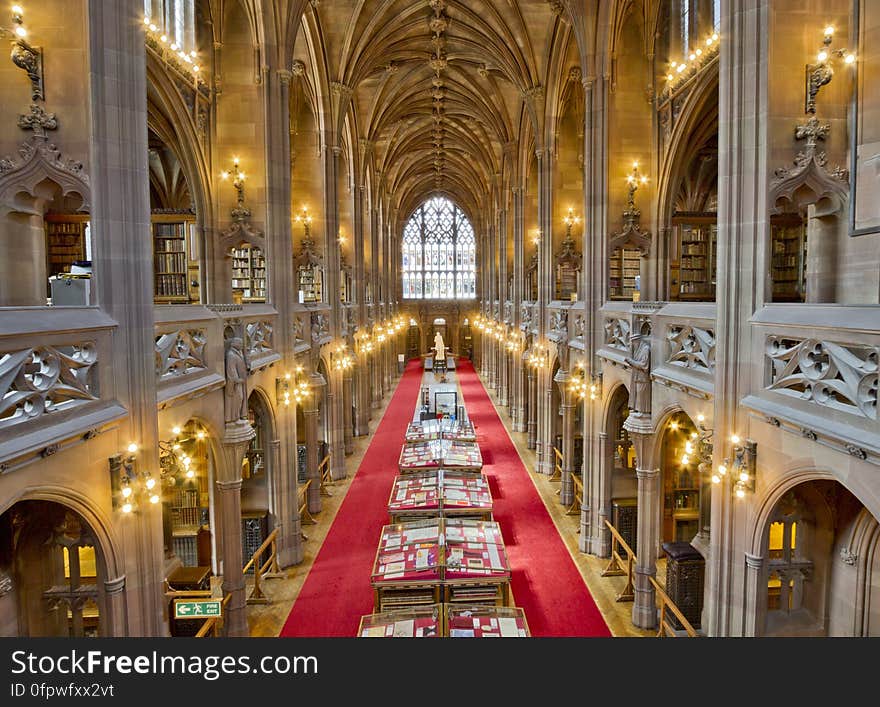 Here is an hdr photograph taken from the John Rylands Library. Located in Manchester, Greater Manchester, England, UK.