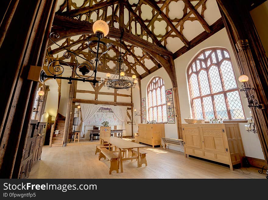 Here is an hdr photograph taken from The Great Hall inside Ordsall Hall. Located in Salford, Greater Manchester, England, UK. Here is an hdr photograph taken from The Great Hall inside Ordsall Hall. Located in Salford, Greater Manchester, England, UK.