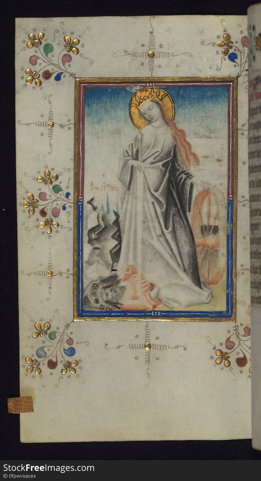 This mid-fifteenth century illuminated Book of Hours is written entirely in Dutch on fine vellum, and is remarkable for its eighteen grisaille miniatures. The technique, wherein the figures are modeled primarily in a gray wash, became a favorite in the Netherlands, and the hand behind the paintings in this manuscript has been identified with a group of artists known as the &#x22;Masters of the Delft Grisailles.&#x22; This manuscript has been grouped with more than a dozen related works, including New York PML M. 349, London, Victoria and Albert Geo. Reid Ms. 32, Leiden B.P.L. 224, Brussels, BR 21696, Antwerp, Plantein Moretus Ms. 49, and the Hague K.B. Ms. 74 G 35. The manuscript is comprised of 152 folios and is almost completely intact, lacking only two miniatures, and retains its original brown leather binding decorated with mythological beasts and a now illegible inscription. The calendar is for the use of Utrecht, which helps localize its original ownership, as might a mostly erased ownership inscription that has been partially recovered by Marrow. The illumination begins the suffrage. This mid-fifteenth century illuminated Book of Hours is written entirely in Dutch on fine vellum, and is remarkable for its eighteen grisaille miniatures. The technique, wherein the figures are modeled primarily in a gray wash, became a favorite in the Netherlands, and the hand behind the paintings in this manuscript has been identified with a group of artists known as the &#x22;Masters of the Delft Grisailles.&#x22; This manuscript has been grouped with more than a dozen related works, including New York PML M. 349, London, Victoria and Albert Geo. Reid Ms. 32, Leiden B.P.L. 224, Brussels, BR 21696, Antwerp, Plantein Moretus Ms. 49, and the Hague K.B. Ms. 74 G 35. The manuscript is comprised of 152 folios and is almost completely intact, lacking only two miniatures, and retains its original brown leather binding decorated with mythological beasts and a now illegible inscription. The calendar is for the use of Utrecht, which helps localize its original ownership, as might a mostly erased ownership inscription that has been partially recovered by Marrow. The illumination begins the suffrage.