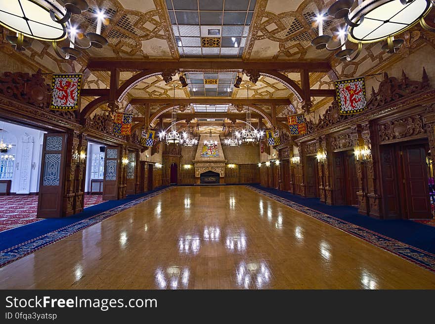 Here is an hdr photograph taken from the Baronial Hall inside The Winter Gardens. Located in Blackpool, Lancashire, England, UK. Here is an hdr photograph taken from the Baronial Hall inside The Winter Gardens. Located in Blackpool, Lancashire, England, UK.