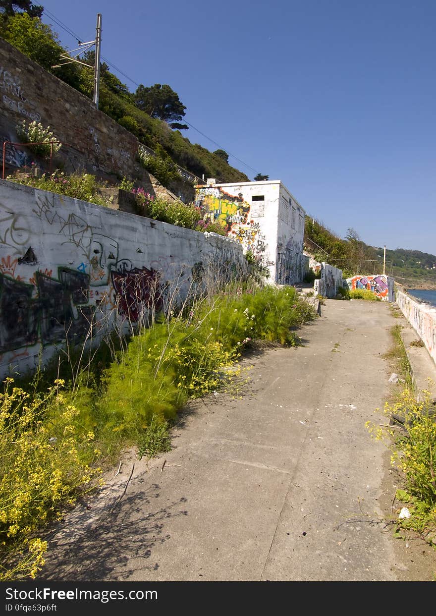 Killiney Bath House, on the coast of ireland