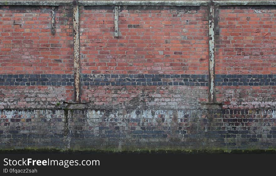 wall texture. Seamless. It was a factory next to a canal. wall texture. Seamless. It was a factory next to a canal.