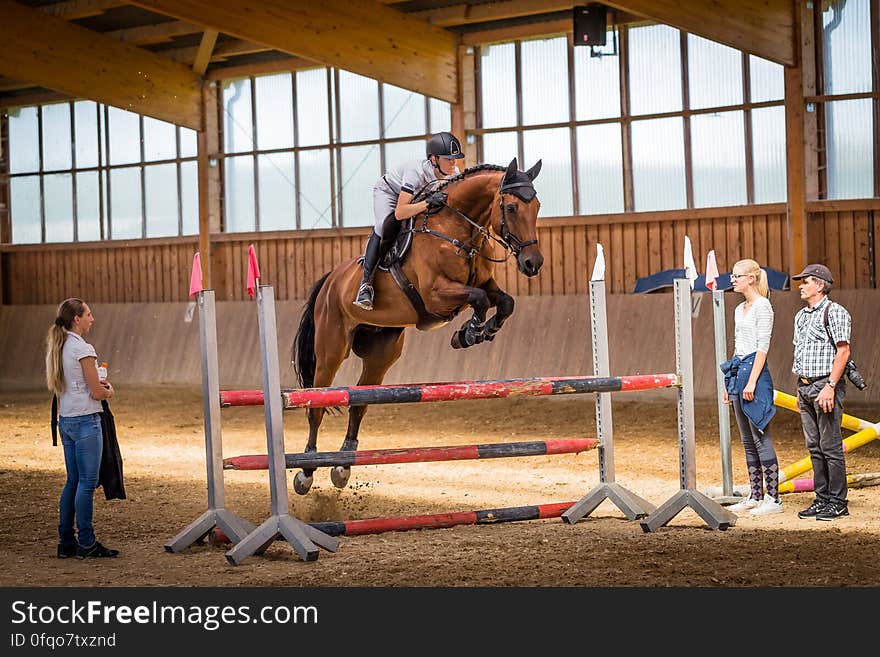 Man Riding Horse