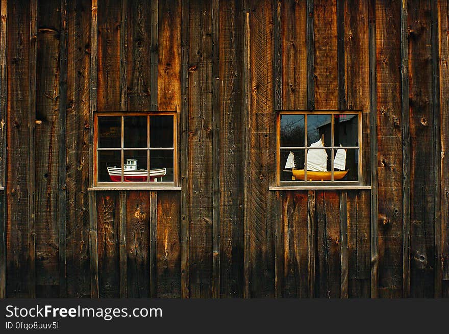 Closed Wooden Door