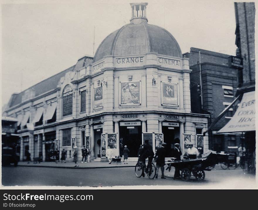 My submission to Flickr Commons: Kilburn Grange cinema &#x28;1914-1975&#x29; on Kilburn High, showing Passions of Men among others. A film called &#x22;The Passions of Men&#x22; was made in 1914, which is the same year Kilburn Grange Cinema opened. I think this should be considered as having a CC0 license, ie no copyright restrictions, which is what the cultural organisations participating in the Commons give to the majority of their posted photos. After all, we didn&#x27;t take the photos - those who did will largely be deceased, and I think the copyright on them will also have expired. In this case sadly, I have no idea who the original photographer was - it would be nice to credit them when the picture is used!