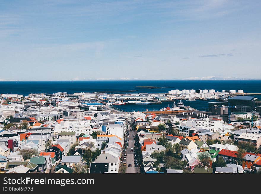 Aerial View of Village during Daytime