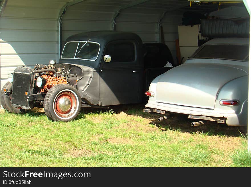 My nephew&#x27;s Truck & Merc without the fender. My nephew&#x27;s Truck & Merc without the fender.