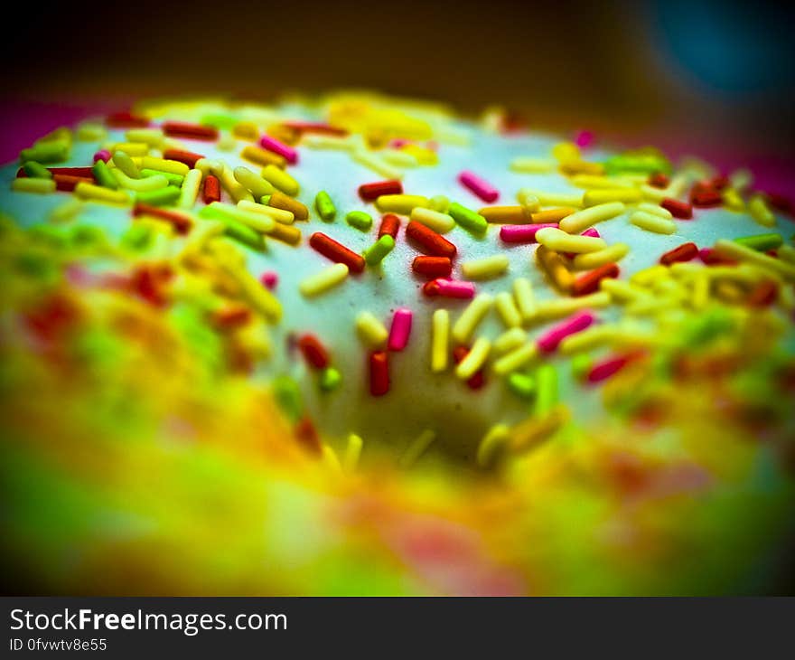 wonderful sprinkle doughnut