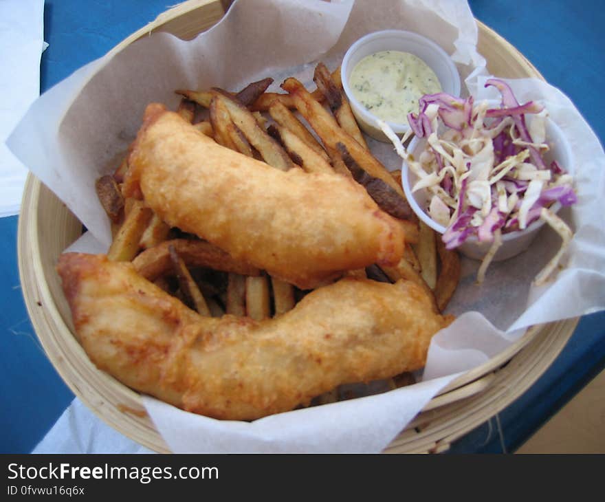 Cod and chips - Another yummy meal at Go Fish - 1