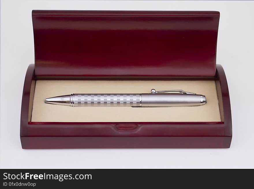 A luxury pen in a case.