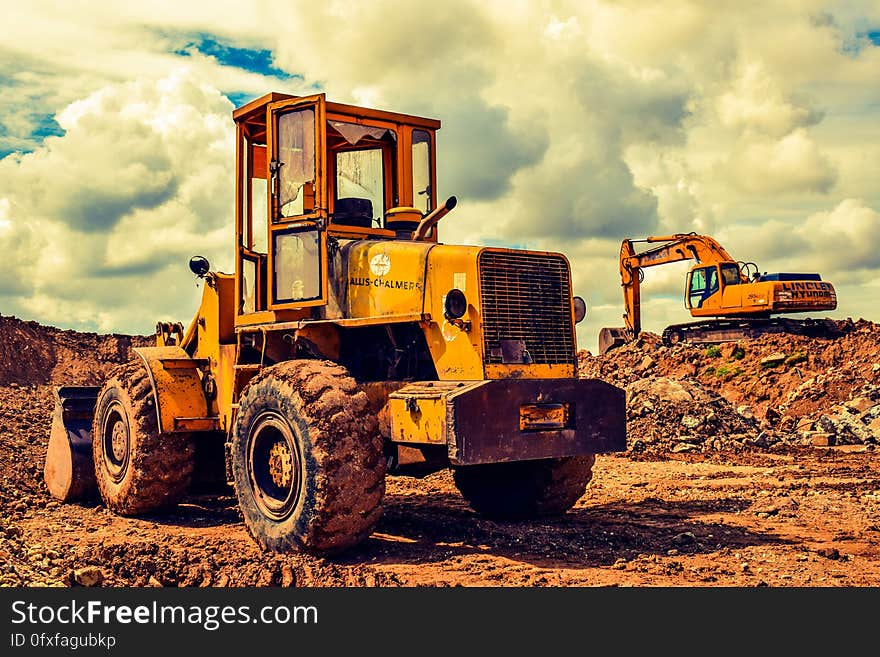 Construction Equipment, Bulldozer, Vehicle, Mode Of Transport