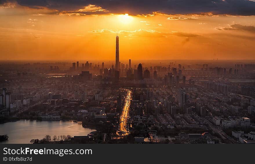 Cityscape, City, Sky, Landmark