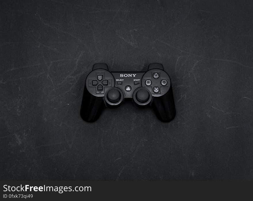 Black Sony Game Controller