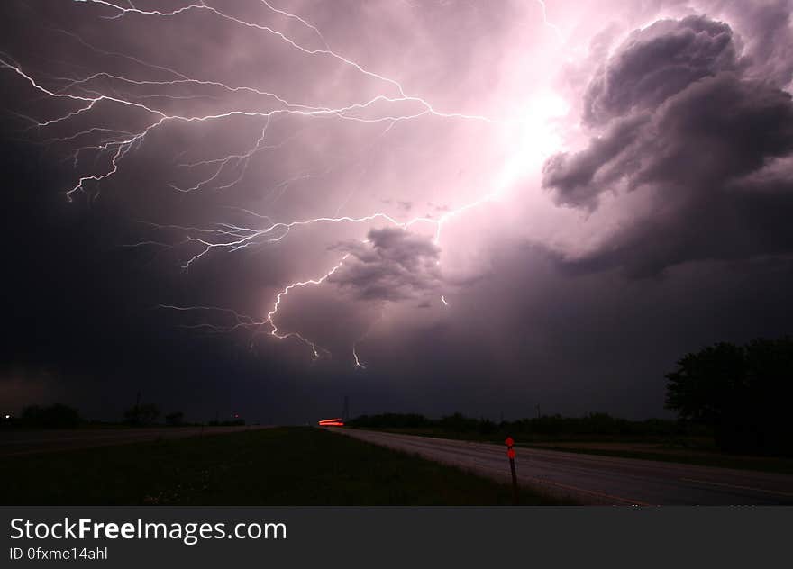 Sky, Lightning, Thunder, Cloud