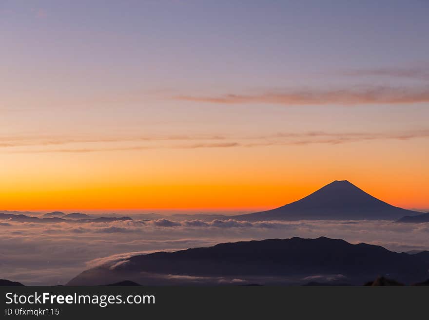 Sky, Sunrise, Horizon, Afterglow