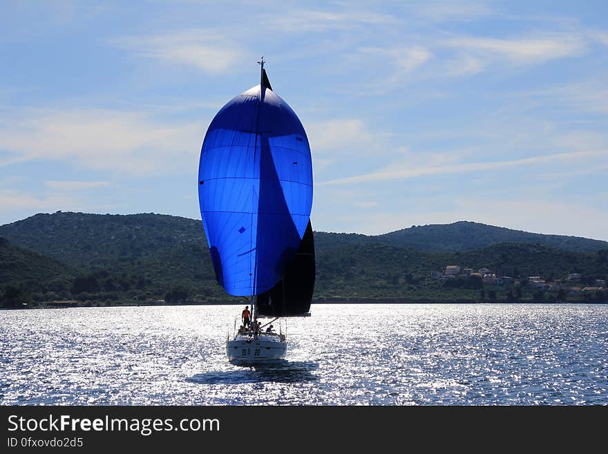 Sail, Dinghy Sailing, Water Transportation, Water