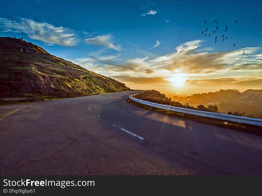 Road, Sky, Cloud, Nature