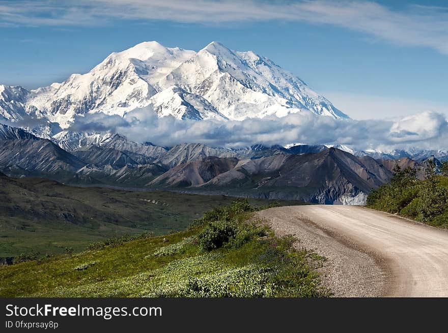 Mountainous Landforms, Mountain, Sky, Highland