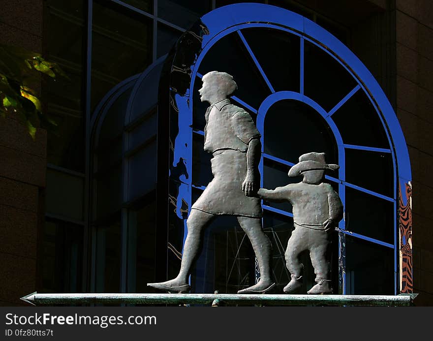 These wind vanes are found on the southeast side of Bankers Hall along 9th Avenue in southwest Calgary, Alberta. These wind vanes are found on the southeast side of Bankers Hall along 9th Avenue in southwest Calgary, Alberta.