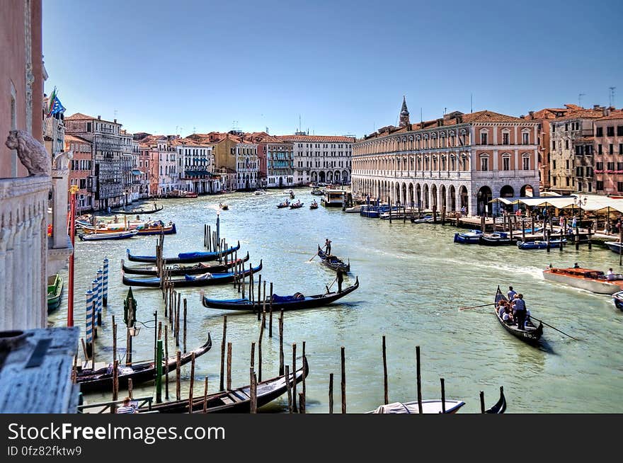 To see more ... www.flickr.com/photos/gnuckx HDR processing by Mike G. K. and bracketed photos taken by me. Hotel Ca&#x27; Sagredo in Venice is a masterpiece in itself! Set in an elegant, 15th century palace overlooking the Grand Canal, it features antique furnitures and original works of art in all rooms. From the most important Venetian painters of the 17th and 18th century: Nicolò Bambini, Giambattista Tiepolo, Sebastiano Ricci, Pietro Longhi, amongst many others. This wonderfull 5 star hotel in Venice is near the Rialto Bridge. Its original architecture and impressive collection of art make this hotel really special. If you dream of Venice you will dream of Ca’ Sagredo: romantic, mysterious, unforgettable. A Private Palazzo, a Noble Residence, a Museum, a Luxury Hotel and much more… this all is Ca’ Sagredo. The water streets of Venice are canals which are navigated by gondolas and other small boats. During daylight hours the canals, bridges, and streets of Venice are full of tourists eager to experience the romance of this great travel destination. As night engulfs the town, tourists enjoy some fine dining at one of the many restaurants, leaving the waterways and streets quiet. The gondola is a traditional, flat-bottomed Venetian rowing boat, well suited to the conditions of the Venetian Lagoon. For centuries gondolas were once the chief means of transportation and most common watercraft within Venice. In modern times the iconic boats still have a role in public transport in the city, serving as ferries over the Grand Canal. They are also used in special regattas &#x28;rowing races&#x29; held amongst gondoliers. Their main role, however, is to carry tourists on rides throughout the canals. Gondolas are hand made using 8 different types of wood &#x28;fir, oak, cherry, walnut, elm, mahogany, larch and lime&#x29; and are composed of 280 pieces. The oars are made of beech wood. The left side of the gondola is longer than the right side. This asymmetry causes the gondola to resist the tendency to turn toward the left at the forward stroke. To see more ... www.flickr.com/photos/gnuckx HDR processing by Mike G. K. and bracketed photos taken by me. Hotel Ca&#x27; Sagredo in Venice is a masterpiece in itself! Set in an elegant, 15th century palace overlooking the Grand Canal, it features antique furnitures and original works of art in all rooms. From the most important Venetian painters of the 17th and 18th century: Nicolò Bambini, Giambattista Tiepolo, Sebastiano Ricci, Pietro Longhi, amongst many others. This wonderfull 5 star hotel in Venice is near the Rialto Bridge. Its original architecture and impressive collection of art make this hotel really special. If you dream of Venice you will dream of Ca’ Sagredo: romantic, mysterious, unforgettable. A Private Palazzo, a Noble Residence, a Museum, a Luxury Hotel and much more… this all is Ca’ Sagredo. The water streets of Venice are canals which are navigated by gondolas and other small boats. During daylight hours the canals, bridges, and streets of Venice are full of tourists eager to experience the romance of this great travel destination. As night engulfs the town, tourists enjoy some fine dining at one of the many restaurants, leaving the waterways and streets quiet. The gondola is a traditional, flat-bottomed Venetian rowing boat, well suited to the conditions of the Venetian Lagoon. For centuries gondolas were once the chief means of transportation and most common watercraft within Venice. In modern times the iconic boats still have a role in public transport in the city, serving as ferries over the Grand Canal. They are also used in special regattas &#x28;rowing races&#x29; held amongst gondoliers. Their main role, however, is to carry tourists on rides throughout the canals. Gondolas are hand made using 8 different types of wood &#x28;fir, oak, cherry, walnut, elm, mahogany, larch and lime&#x29; and are composed of 280 pieces. The oars are made of beech wood. The left side of the gondola is longer than the right side. This asymmetry causes the gondola to resist the tendency to turn toward the left at the forward stroke.